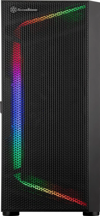 SilverStone Seta H1, schwarz, Glasfenster