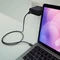 ADATA USB-C Kabel, USB 2.0, 480Mb/s, 100W PD 3.0, USB-C [Stecker] auf USB-C [Stecker], schwarz, 1m Vorschaubild