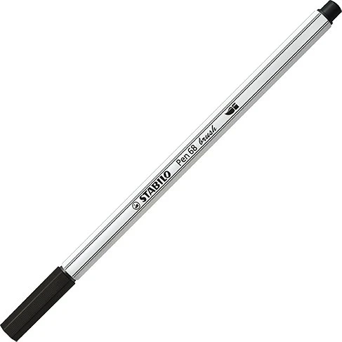 STABILO Pen 68 brush Arty sortiert, 18er-Set, Etui