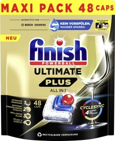 Finish Powerball Ultimate Plus Geschirrspültabs, 48 Stück