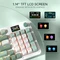 Redragon Galatin Pro K719 Wireless, Jade Cloud, LEDs RGB, Outemu Red, USB/Bluetooth, US Vorschaubild