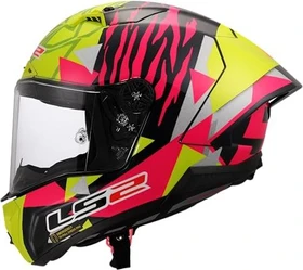 LS2 FF805 Thunder GP Aero Replica gelb/rosa/schwarz