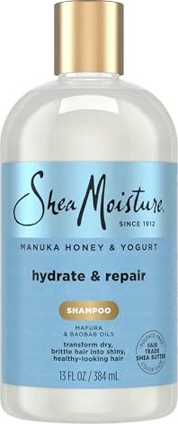 Shea Moisture Manuka Honey & Yogurt Hydrate & Repair Shampoo, 384ml