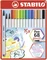 STABILO Pen 68 brush sortiert, 15er-Set, Metalletui Vorschaubild