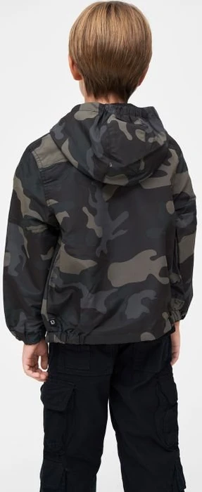 Brandit Windbreaker Summer Frontzip Jacke darkcamo (Junior)
