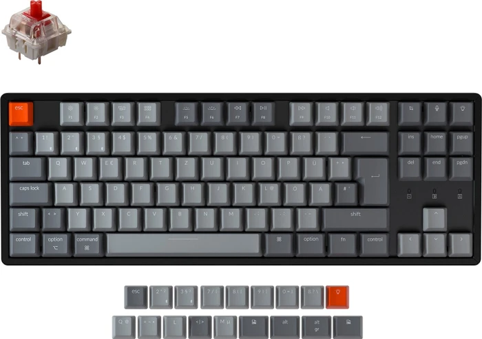 Keychron K8, 80% TKL, DE