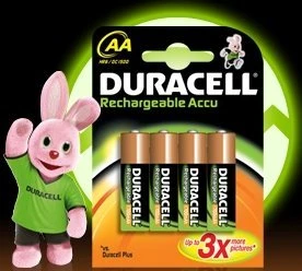 Duracell Rechargeable Mignon AA NiMH 1700mAh, 4er-Pack