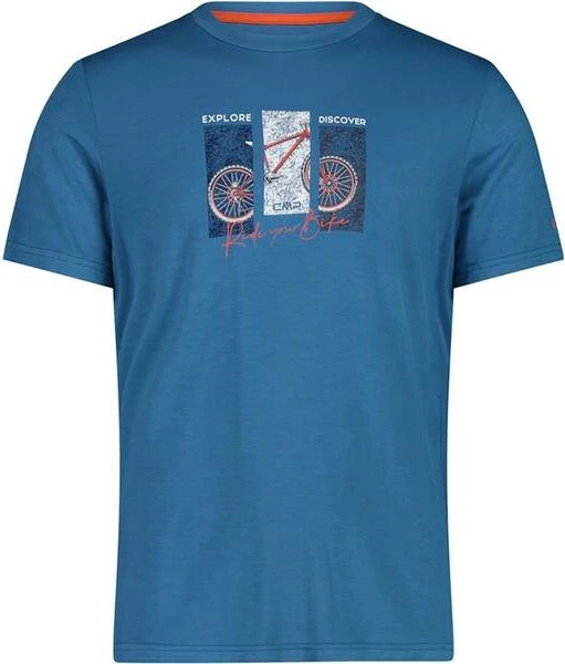 CMP Bambus Jersey Funktionsshirt kurzarm pacific (Herren)