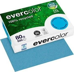 Clairefontaine evercolor Universalpapier matt dunkelblau, A4, 80g/m², 500 Blatt