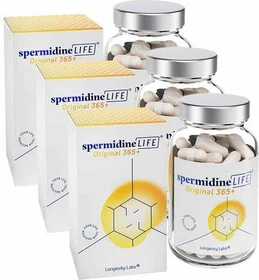 SpermidineLife Original 365+ Kapseln, 180 Stück (3x 60 Stück)