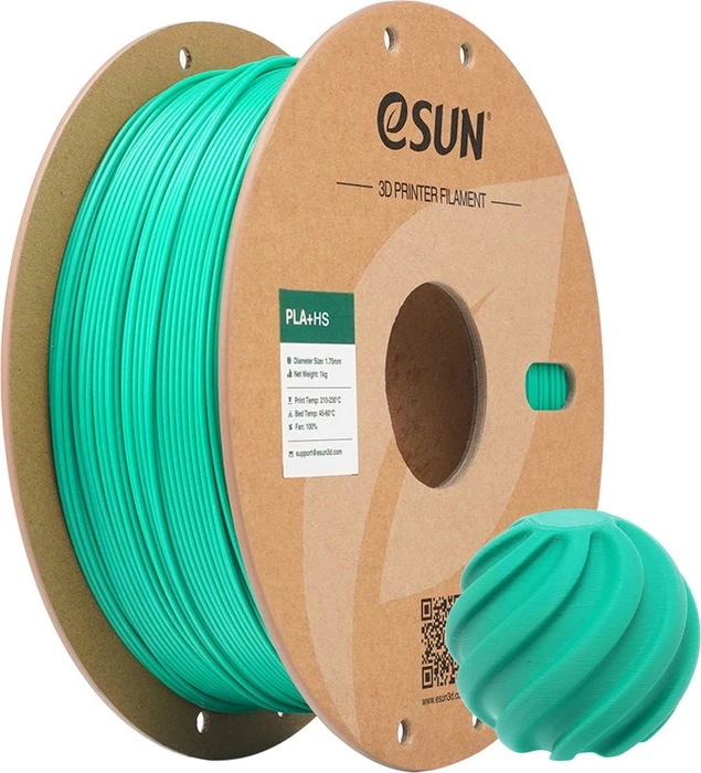 eSUN PLA+HS, Jade Green, Spule, 1.75mm, 1.00kg