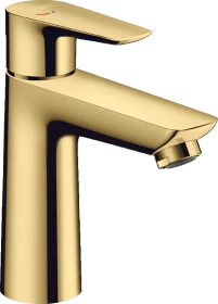 Hansgrohe Talis E Waschtischmischer 110 CoolStart mit Zugstangen-Ablaufgarnitur polished goldoptik