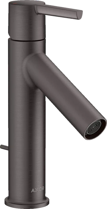 Hansgrohe Axor Starck Einhebel-Waschtischmischer 100 mit Hebelgriff und Zugstangen-Ablaufgarnitur brushed black chrome