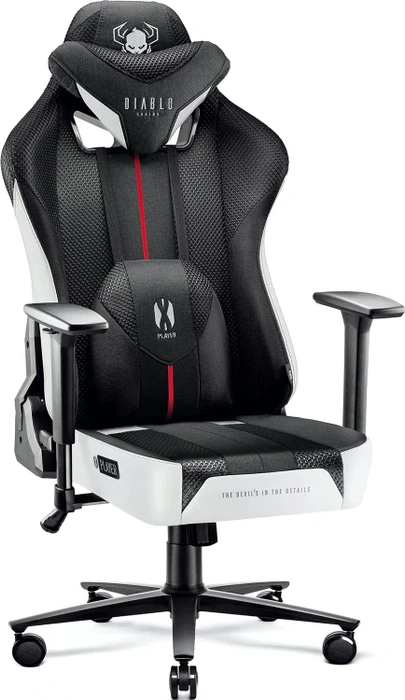 Diablo Chairs X-Player 2.0 King Gamingstuhl, schwarz/weiß