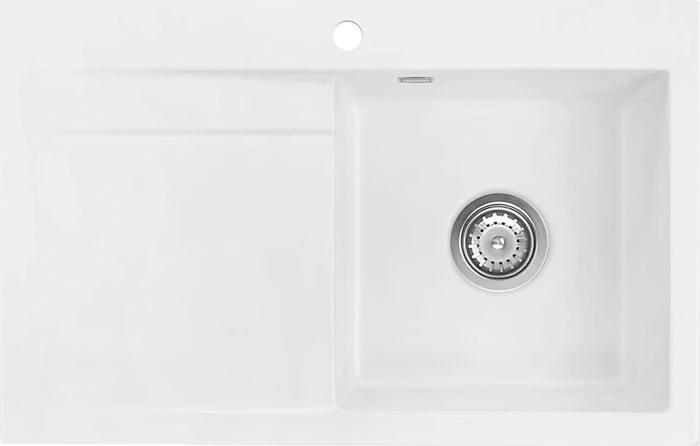 systemceram Stema 80 Einbau Becken rechts polar