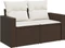 vidaXL Gartensofa/Gartenbox 2-Sitzer mit Kissen Vorschaubild