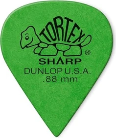 Dunlop Tortex Sharp Pick, .88mm, 72-Pack
