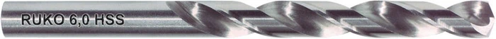 Ruko DIN338 Typ N HSS-G Spiralbohrer, 4.5x47x80mm, 10 Stück