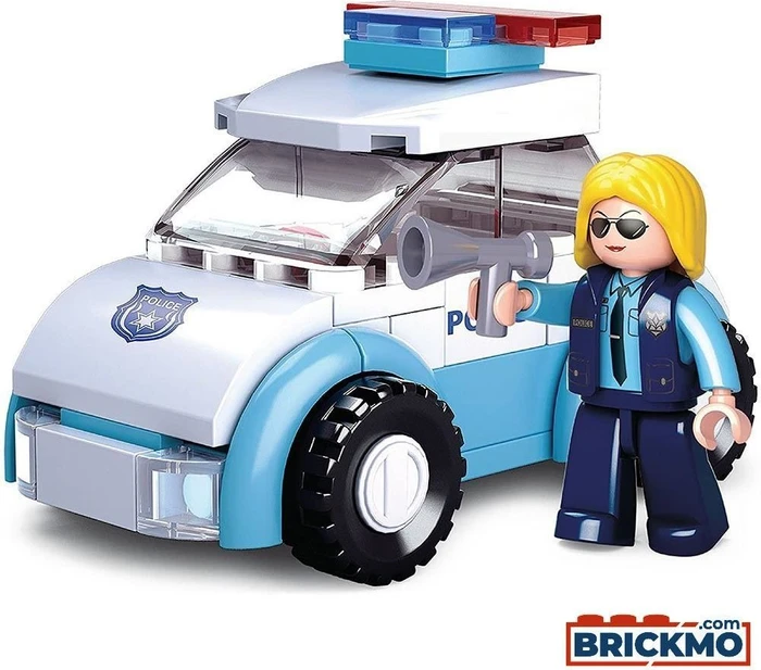 Sluban Girl's Dream Polizistin mit Polizeiwagen