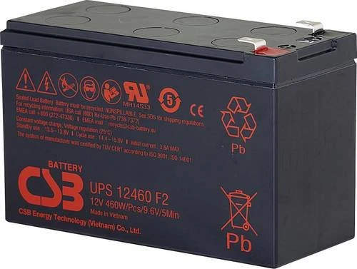 CSB Battery Bleiakku UPS12460F2 9.6Ah