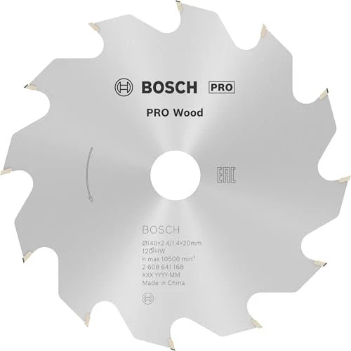 Bosch Professional Optiline Wood Kreissägeblatt 12Z, 140x2.4x20mm, 1 Stück