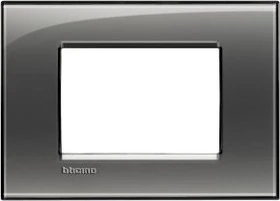 Bticino Livinglight Abdeckrahmen 1-fach, rauchgrau