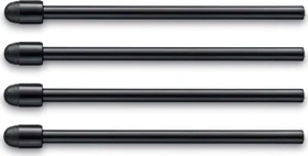 Lamy Z108 POM Ersatzspitzen mit runder Kontur für LAMY AL-star EMR, schwarz, 4er-Pack