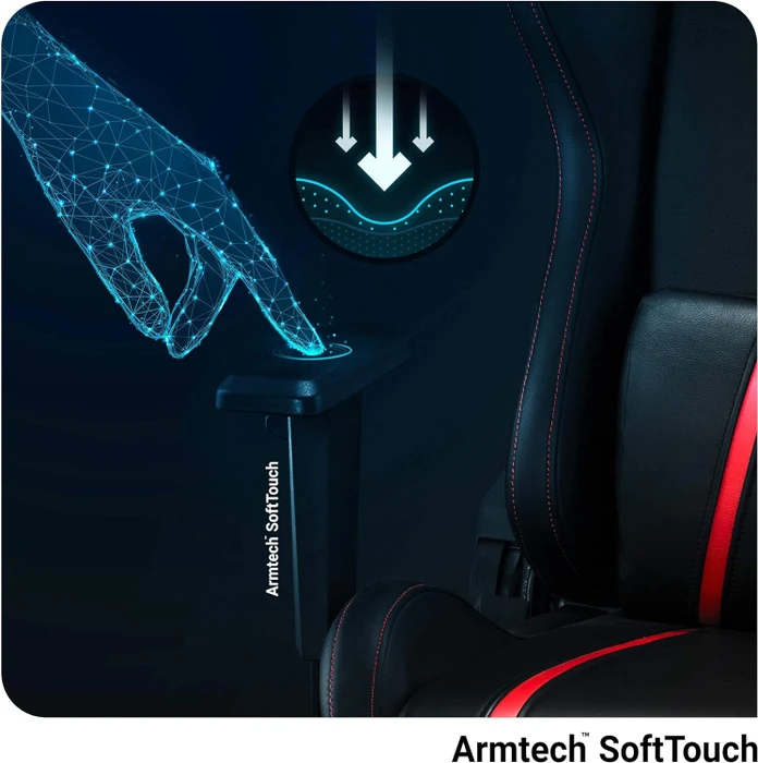 Diablo Chairs X-One 2.0 Normal Gamingstuhl, schwarz/rot