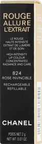 Chanel Rouge Allure L'Extrait Lippenstift nachfüllbar 824 rose invincible, 2g