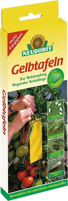 Neudorff Gelbtafeln kleinformatig gegen Schädlinge, 7 Stück
