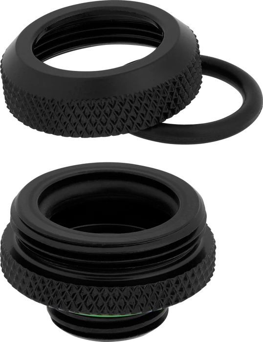 Corsair Hydro X Series XF Hardline, OD Fitting G1/4" auf 14mm, schwarz, 4er-Pack