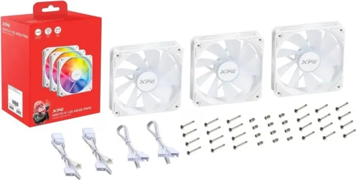 ADATA XPG Vento R 120 ARGB, weiß, 120mm, 3er-Pack