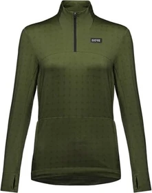 Gore Wear Everyday Thermo 1/4 Zip Trikot langarm utility green (Damen)