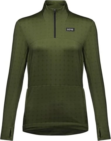 Gore Wear Everyday Thermo 1/4 Zip Trikot langarm utility green (Damen)