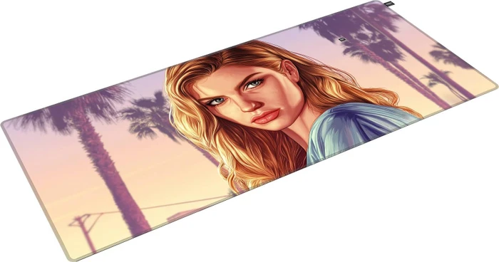 Cherry Xtrfy GP5 Miami Gaze XL Gaming Mauspad, 920x400mm, Motiv mehrfarbig
