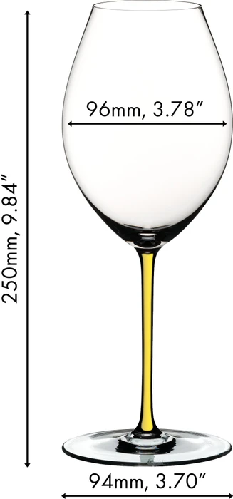 Riedel Fatto A Mano Syrah Rotweinglas gelb