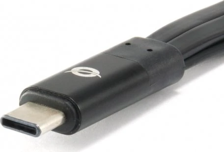Conceptronic HUBBIES schwarz USB-Hub, 1x USB-A 3.0, 2x USB-A 2.0, USB-C 3.0 [Stecker]