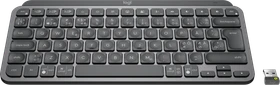 Logitech MX Keys Mini for Business, LEDs weiß, Logi Bolt, Graphite, schwarz, USB/Bluetooth, ND
