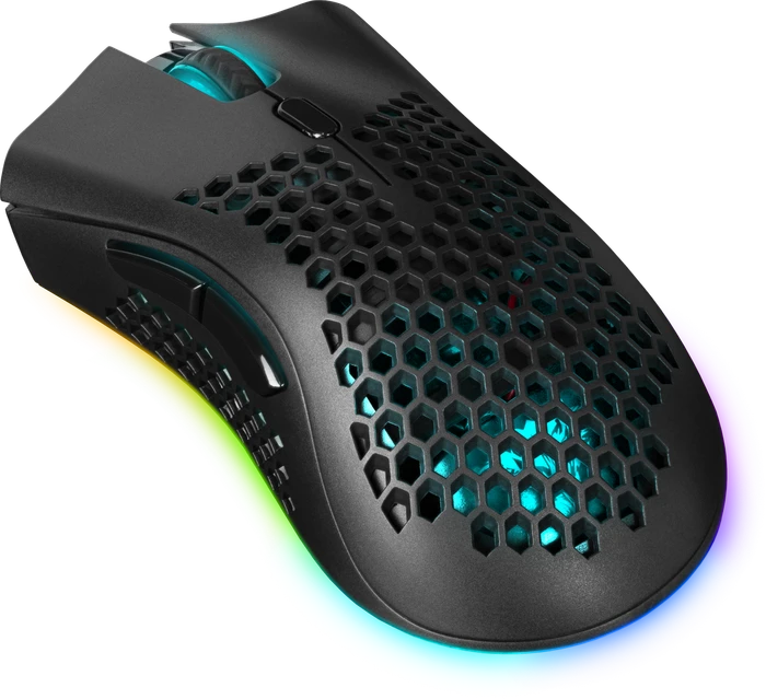 Defender Warlock GM-709L Wireless Gaming Mouse schwarz, USB