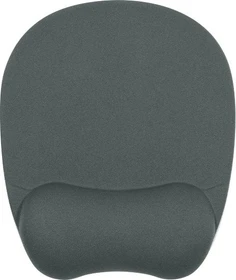 Powerton ERGO CALMA Mauspad mit Handauflage, 235x195mm, grau
