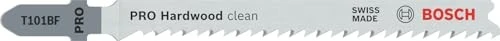 Bosch Professional T101BF BIM Clean for Hard Wood Stichsägeblatt, 100mm, 5 Stück