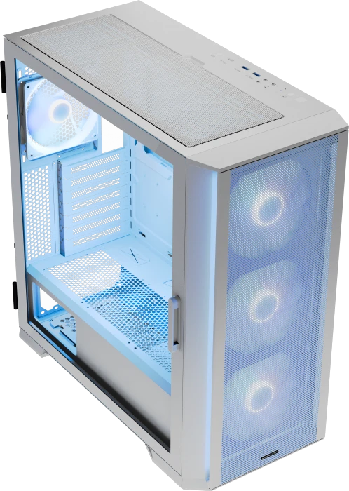 Modecom Horizon ARGB Flow White, Glasfenster