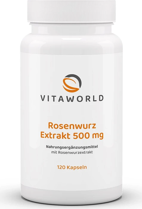 vitaworld Rosenwurz-Extrakt 500 mg Kapseln, 120 Stück