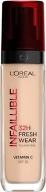 L'Oréal Infaillible 32H Fresh Wear Make-Up Foundation 132 cool light LSF25, 30ml
