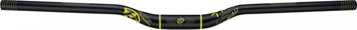 Reverse Lead 31.8mm/25mm/4° up/9° back Riser Lenker 770mm schwarz/gelb