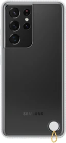 Samsung Clear Protective Cover für Galaxy S21 Ultra weiß