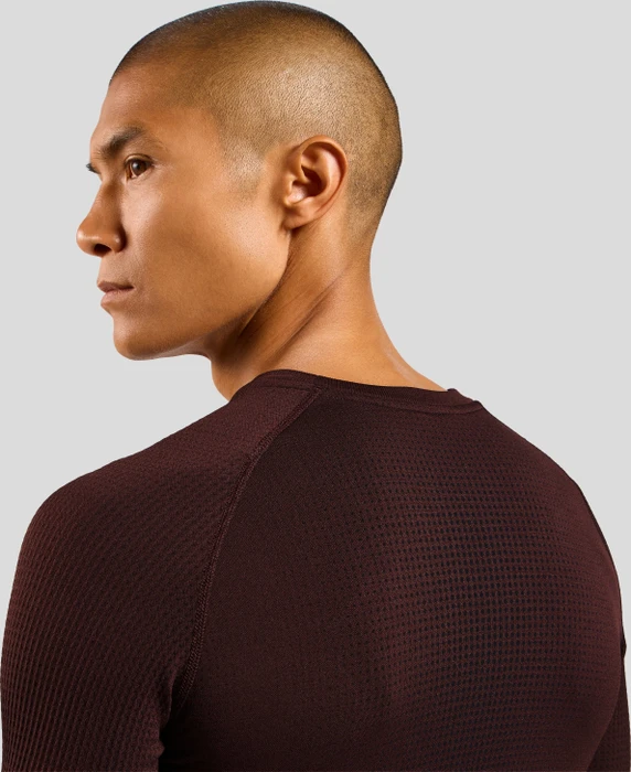 Odlo Performance Warm Baselayer Funktionsshirt langarm fudge (Herren)