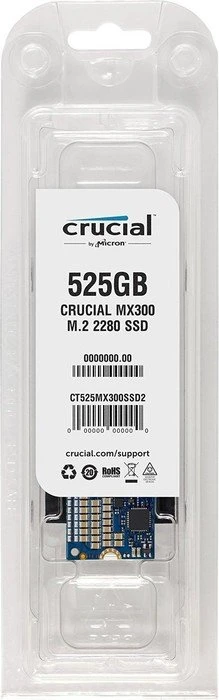 Crucial MX300 525GB, M.2 2280 / B-M-Key / SATA 6Gb/s