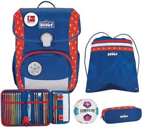 Scout Scout Neo Bundesliga Schultaschen-Set, 5-tlg.
