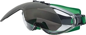 UVEX ultrasonic flip-up Vollsicht-Schutzbrille grün